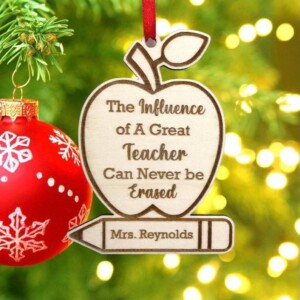 Laser Cut Pencil Custom Teacher Gif