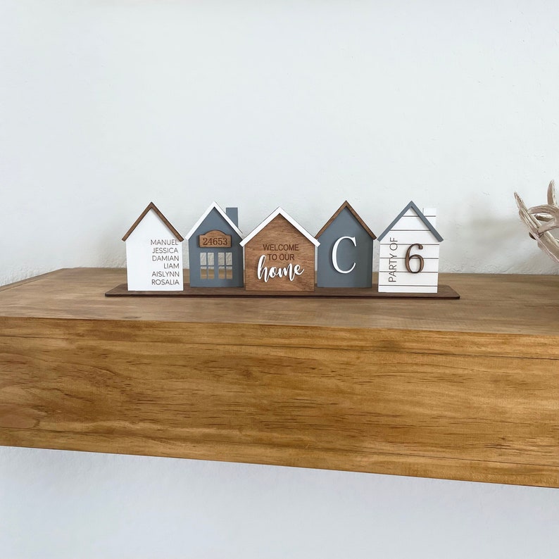 Custom Standing House Decor Farmhouse Mini Home