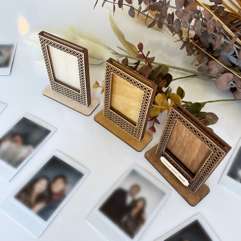 Film Picture Frame | Personalized Fujifilm Instax Mini Film Frame | Rattan Picture Frame | Wooden Film Picture Frame | Custom Frame - Image 6