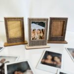 Film Picture Frame | Personalized Fujifilm Instax Mini Film Frame | Rattan Picture Frame | Wooden Film Picture Frame | Custom Frame