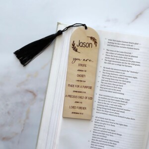 Personalized Bible Verse Bookmark