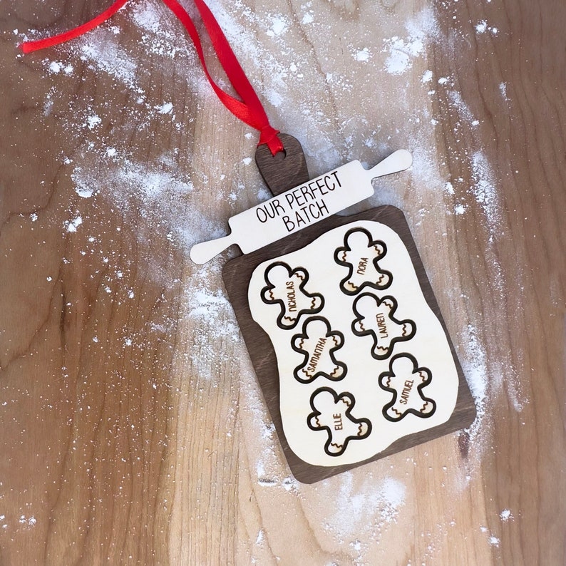 Personalized Gingerbread Christmas Ornament