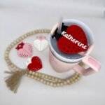 Personalized Tumbler Name Plate | Stanley Cup Name Tag | Stanley Name Plate | Lovebug Tag | Tumbler Name Topper | Stanley Cup Accessories