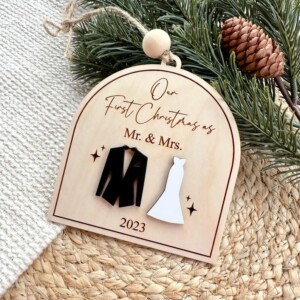 Our First Christmas As Mr & Mrs Ornament