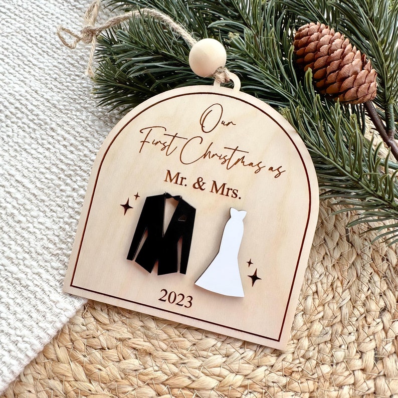 Our First Christmas As Mr & Mrs Ornament