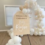 Custom Welcome Sign, Baby Shower Welcome Sign, Gender Reveal Welcome Sign, Acrylic Welcome Sign, Wooden Welcome Sign, Baby Shower Decor